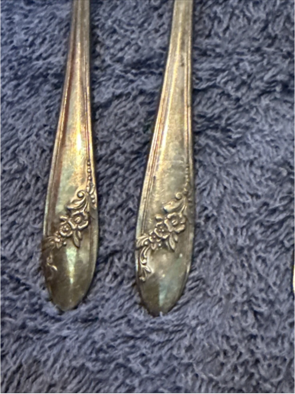 Set Of 6 Oneida Community Silverplate Tudor Iced Teaspoons +2